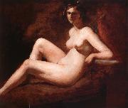 William Etty, Reclining Femal Nude with Her Arm on a ledge